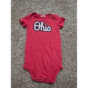 Ohio state homage bodysuit size 9-12 months